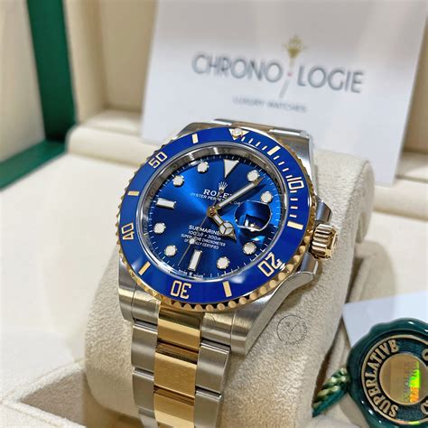 stainless and gold submariner rolex|Rolex Submariner 126613lb for sale.